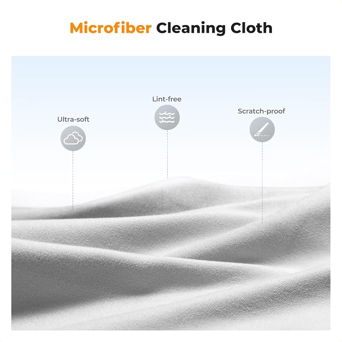 K&F CONCEPT Lens Cleaner Spray Kit | 60ML Glasses Cleaner x2 + Microfiber - Image 4