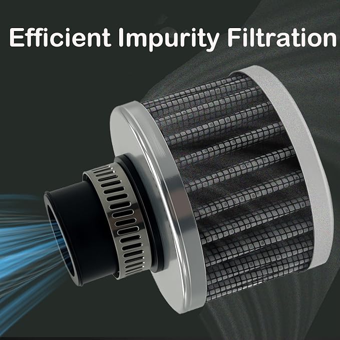 18mm Cold Air Intake Filter, Automotive Cold Air Breather Filter - Image 2