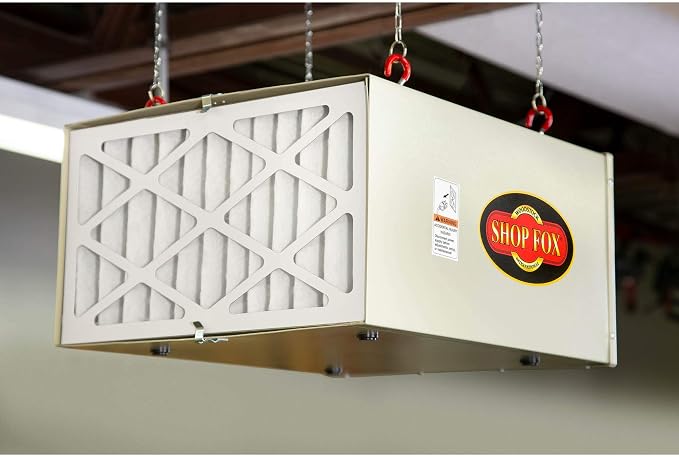 Shop Fox W1830 3-Speed Hanging Air Filter - Image 3