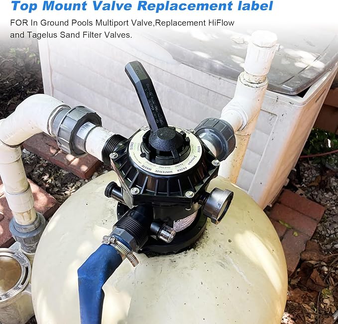 Sand Filter Valve Label Replacement Pentair Top Mount Valve Sticker 272599 | - Image 4