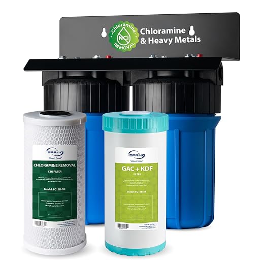 iSpring WGB21B-KSNC Whole House Water Filter System, SGS-Tested to Remove up to by iSpring