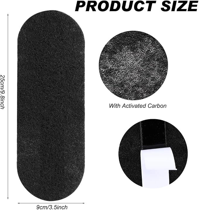 Ceiling Fan Filters for Blades Fan Blade Air Purifier Pads Unscented Activated - Image 2