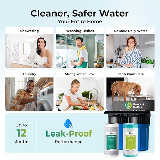 iSpring PFAS & Heavy Metals Whole House Water Filter System, SGS-Tested to - Image 6
