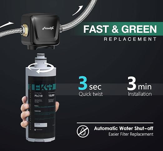 Frizzlife FK99 Under Sink Water Filter System, NSF/ANSI 53&42 Certified - Image 4