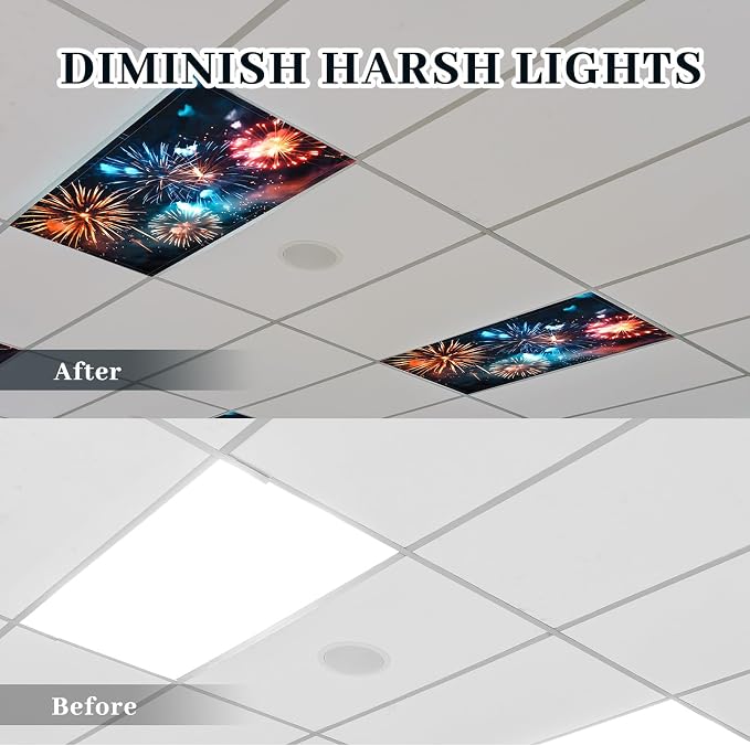 Patelai 4 x 2 Feet Fabric Fluorescent Light Cover - Image 3