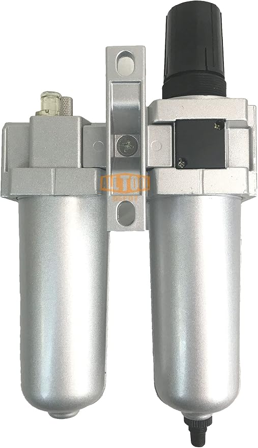 1/2" NPT HEAVY DUTY Compressed Air In Line Filter Regulator Lubricator Oiler - Image 6