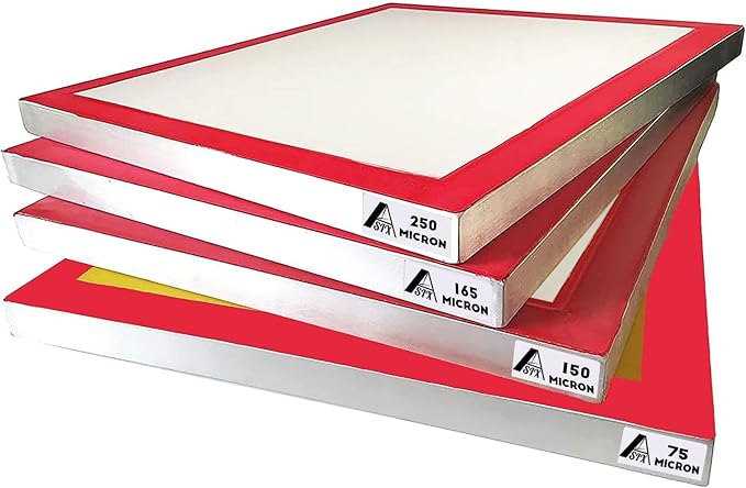 Aluminum Screen Printing Screens, 20 x 24 Inch Pre-Stretched Silk Screen Frames by ALSIX