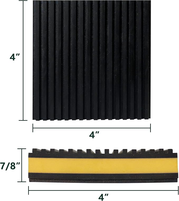 Flehomo Rubber Anti-Vibration Pads - Image 2
