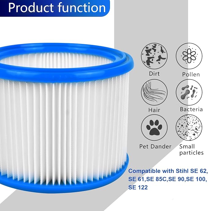 Vacuum Replacement Filters, Vacuum Cleaner Cartridge HEPA Filter, Compatible - Image 5