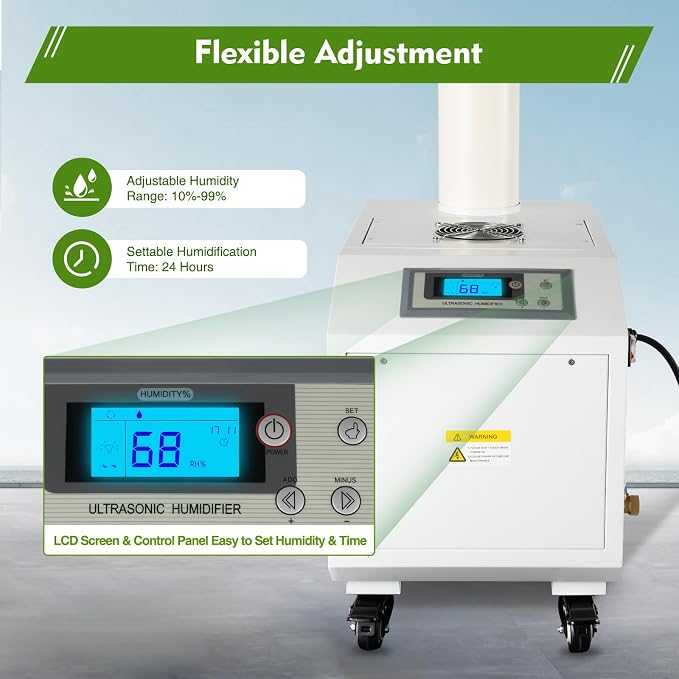300W Agricultural Ultrasonic Humidifier, Automatic Ultrasonic Industrial - Image 5