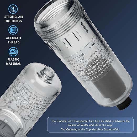 1/4" NPT Air Compressor Water Separator Regulator Filter Combo Compressed Air - Image 5