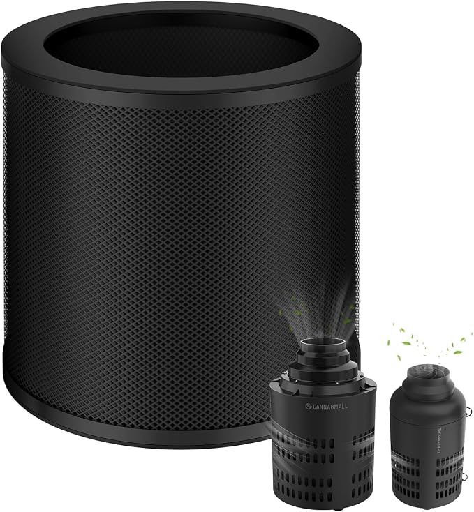 6 Inch Replacement Air Carbon Filter, 38mm Smellines Control Filtration by CANNABMALL