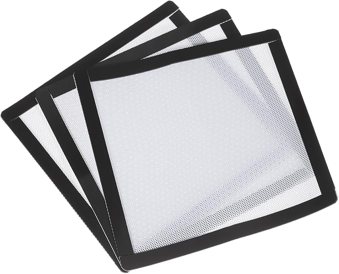 MECCANIXITY 3PCS PC Dust Filter, 150x150mm Magnetic Frame PVC Computer Case by MECCANIXITY