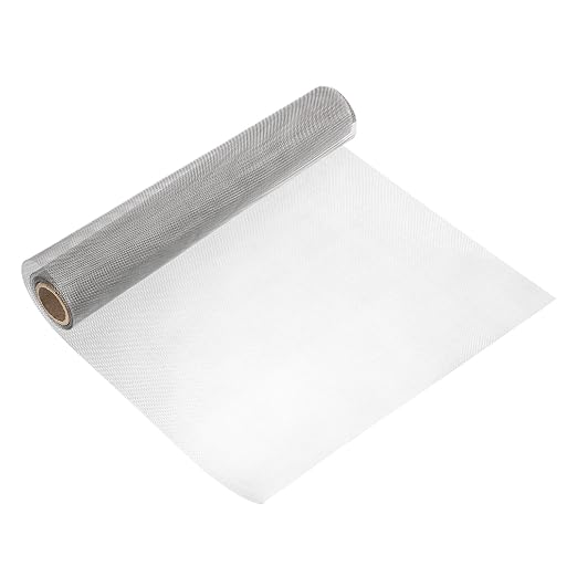 uxcell 20 Mesh 79" x 16" Woven Wire Mesh, 304 Stainless Steel Air Vent Filter by uxcell