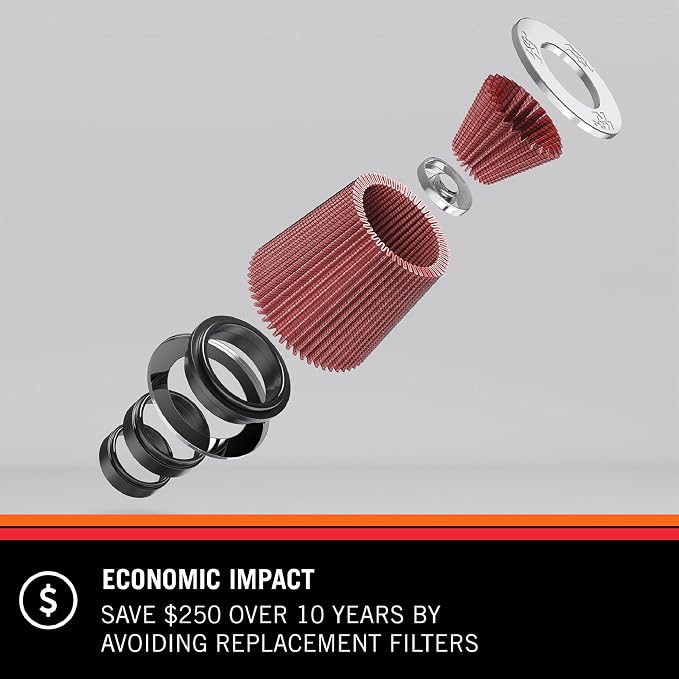 K&N Vent Air Filter/Breather: High Performance, Replacement Engine Filter: - Image 3