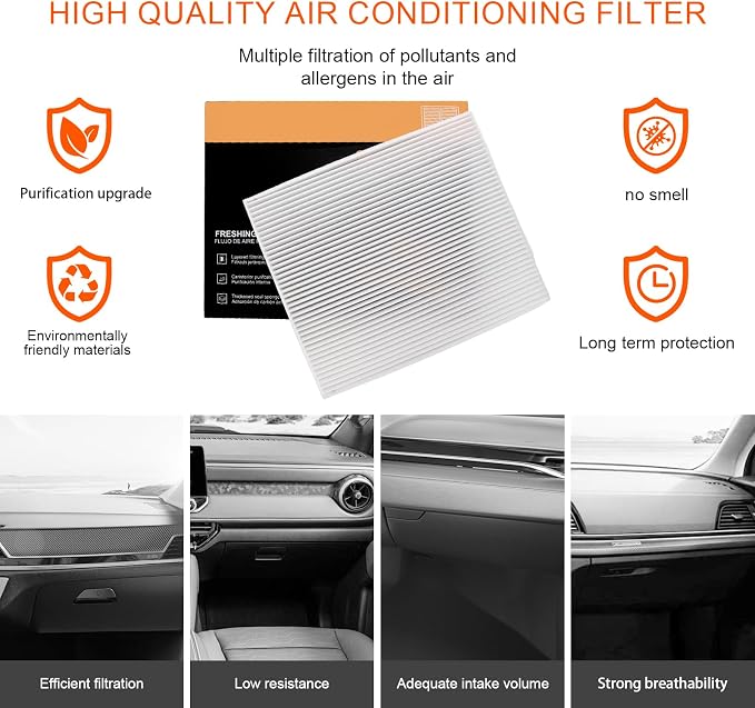 CF12283 Cabin Air Filter w/Activated Carbon | Fits Chrysler Pacifica 2017-2024 - Image 6