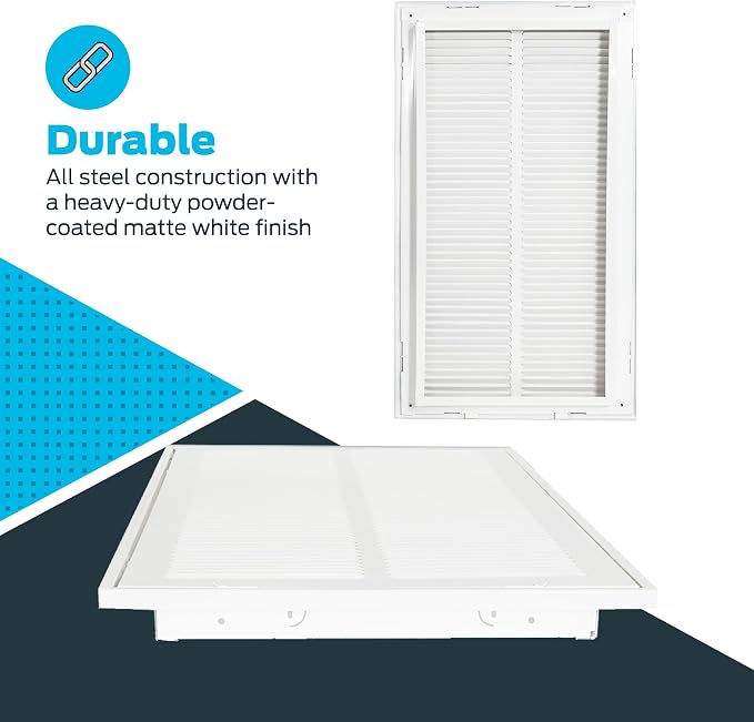 EZ-FLO 12 x 24 Inch Return Air Vent Cover - Image 5