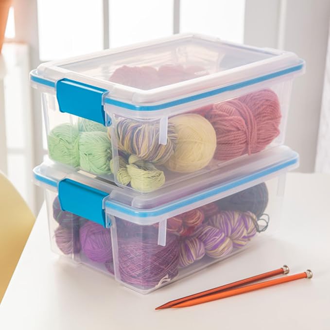 Sterilite 6-Pack Gasket Box, Weather-Resistant Storage Bins - Image 7