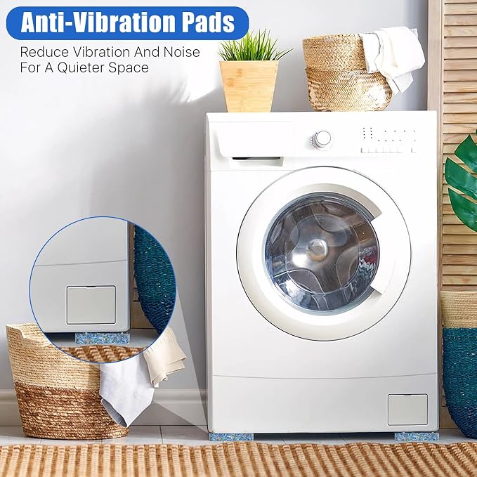 6 Pcs Anti-Vibration Rubber Mat, High Density Mats - Image 8