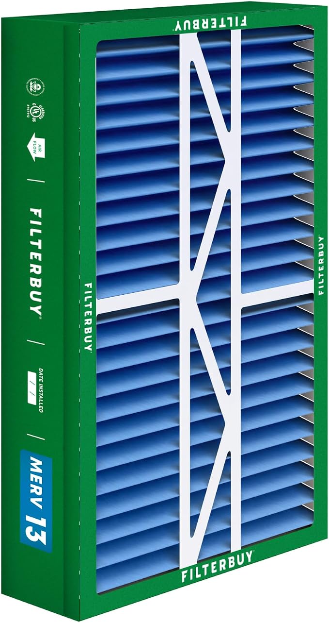 Filterbuy 17.5x27x5 Air Filter MERV 13 Optimal Smoke & Allergy Defense - Image 8