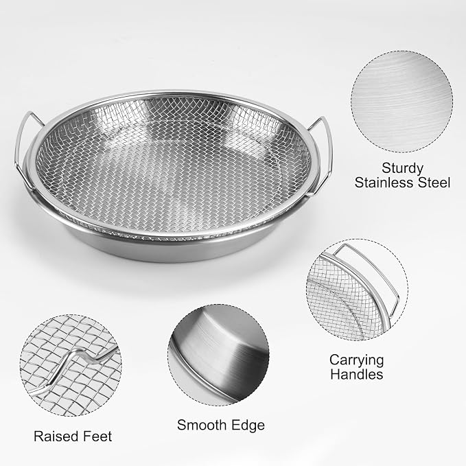 Oil Filter Tray, Stainless Steel Kitchen Oil Filter Tray - Image 2