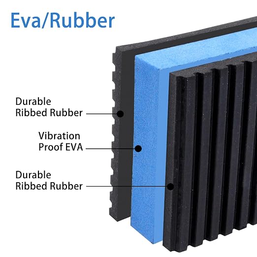 Rubber Anti Vibration Pads, Heavy Duty Mechanical Vibration Isolator Pads - Image 3