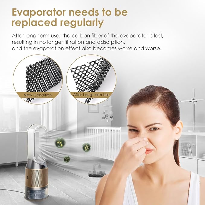 Air Purifier Carbon Fiber Evaporator Filter Compatible - Image 4
