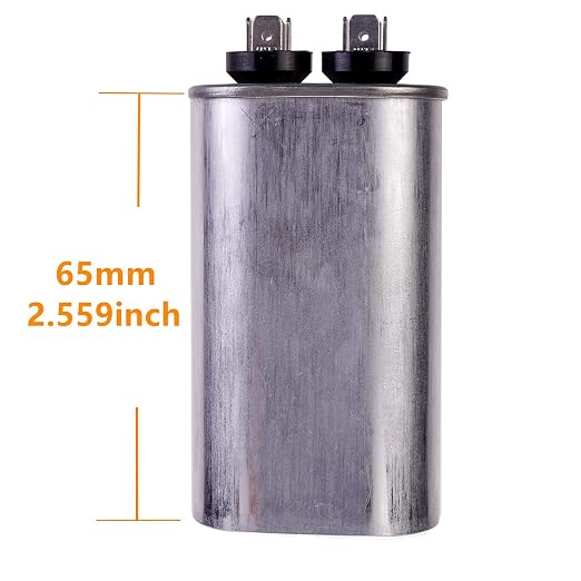 5 uF MFD ±6% 370/440 VAC CBB65 Oval Run Start Capacitor - Image 3