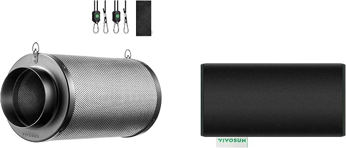 VIVOSUN 4 Inch Air Carbon Filter Smelliness Control by VIVOSUN