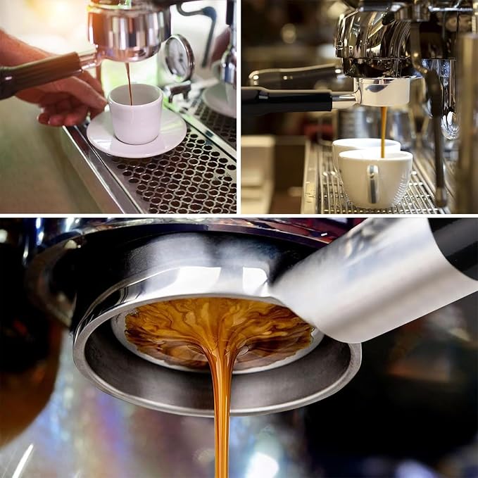 Bottomless Portafilter 58mm, 2 Ears Stainless Steel Bottomless Naked - Image 4