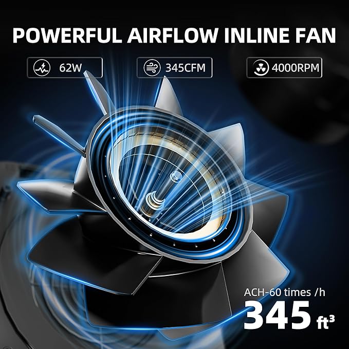 Spider Farmer 6 inch Inline Fan - Image 4