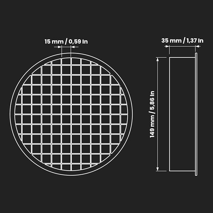 Repa Market Ø6 Inch Duct Cover – Galvanized Steel Round Duct Cap - Image 2