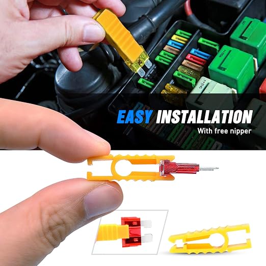 Nilight - 50016R 120 pcs Standard Fuse Assortment kit – 5, 30 AMP – Regular - Image 8