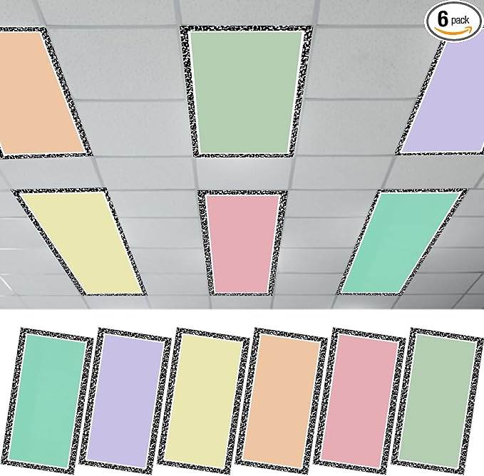 Outus Fluorescent Light Cover Classroom Lighting Cover by Outus