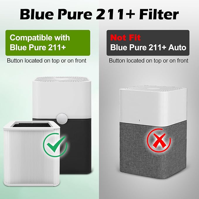 2 Pack 211+ Filter Replacement Compatible - Image 3