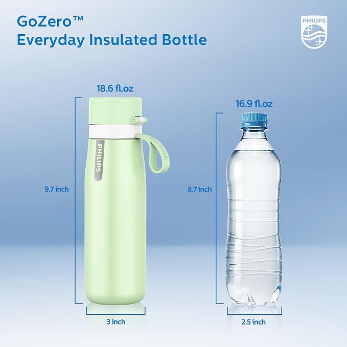 PHILIPS Water Bottle with Filter, Filter Water Bottle Stainless Steel with - Image 7