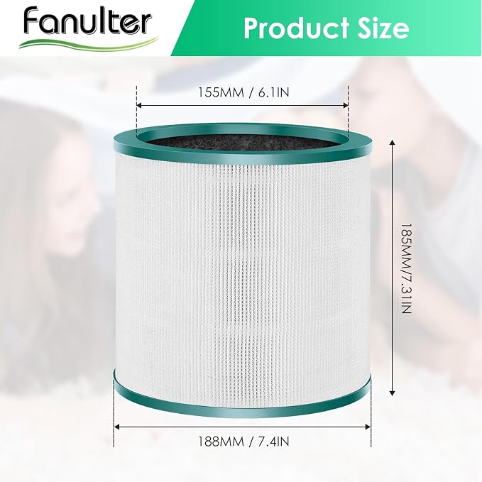 Fan Filter Replacements for Dyson Tower Purifier Pure Cool Link TP01 TP02 BP01 - Image 3
