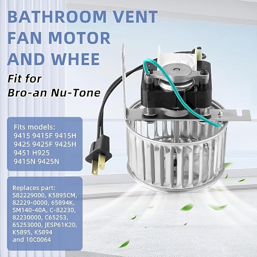 【Upgrade 100% Copper】 2 Pack 82229000 S82229000 Bathroom Exhaust Fan Motor - Image 5