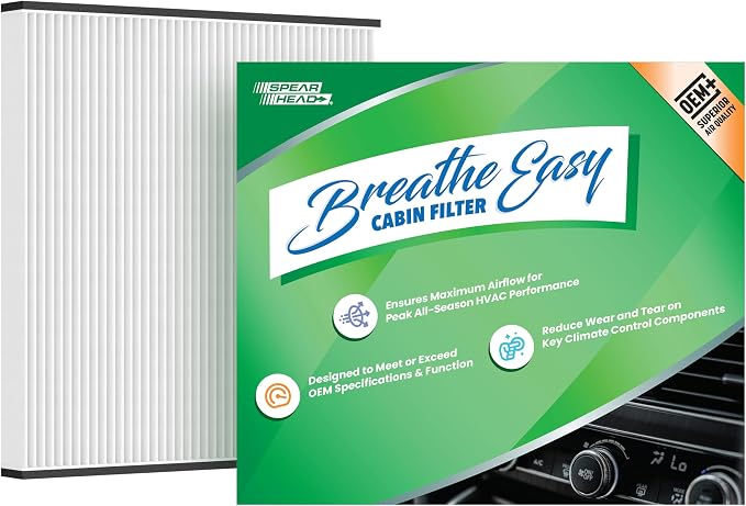 Spearhead OEM+ Particulate Breathe Easy Cabin Filter, Fits Like OEM, Provides by SPEARHEAD