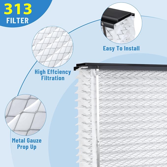 2 Pack 313 Replacement Air Filter, MERV 13 Furnace, Compatible - Image 3