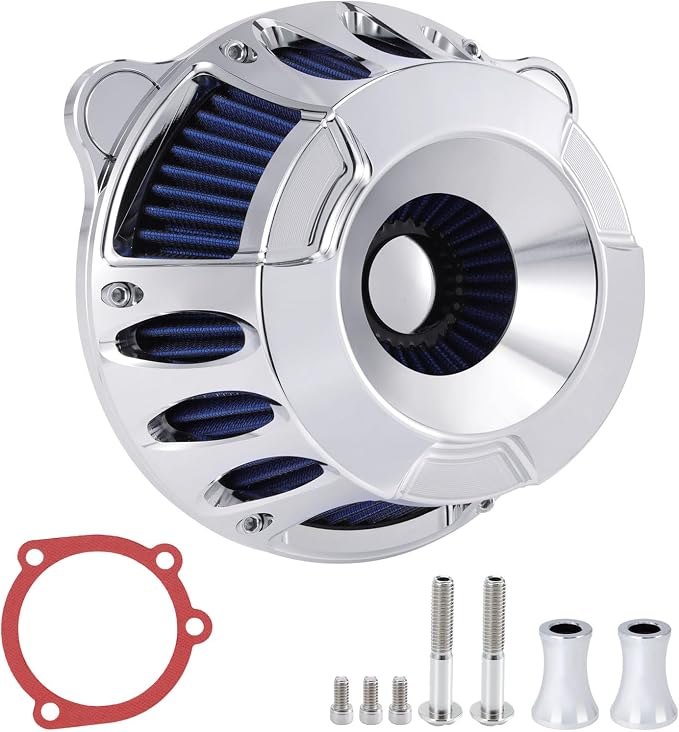 Air Cleaner Motorcycle Air Filter Intake System Kit Fit - Image 3