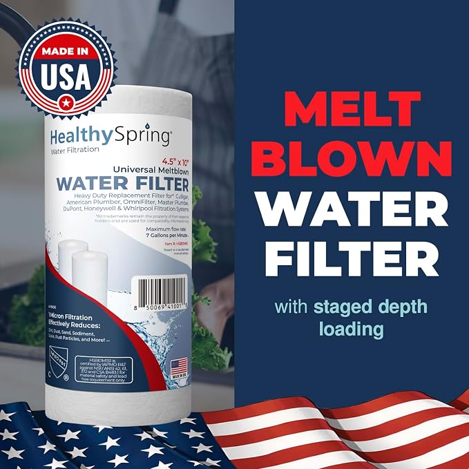 1 Micron Well Water Filter 10x4.5 Replacement - Image 3