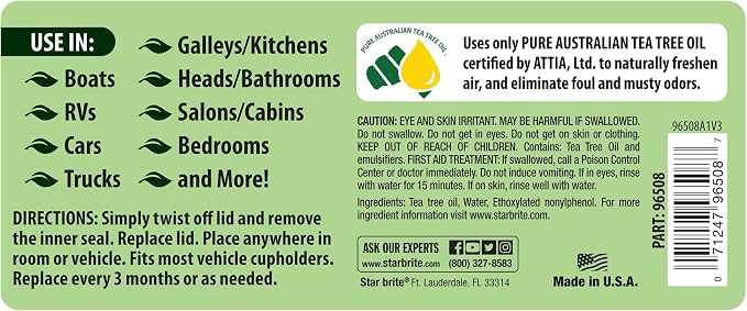 STAR BRITE Australian Tea Tree Oil Gel Air Purifier Tub - Image 3