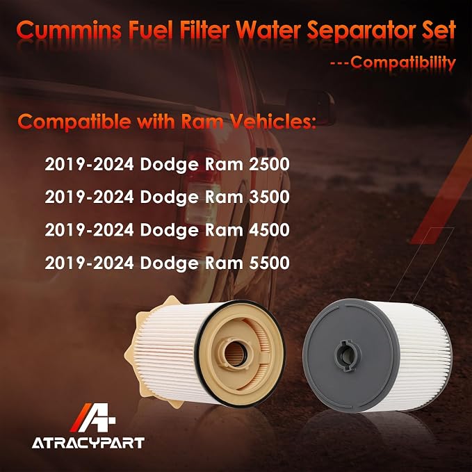 6.7 Cummins Fuel Filter Water Separator Kit Compatible - Image 3
