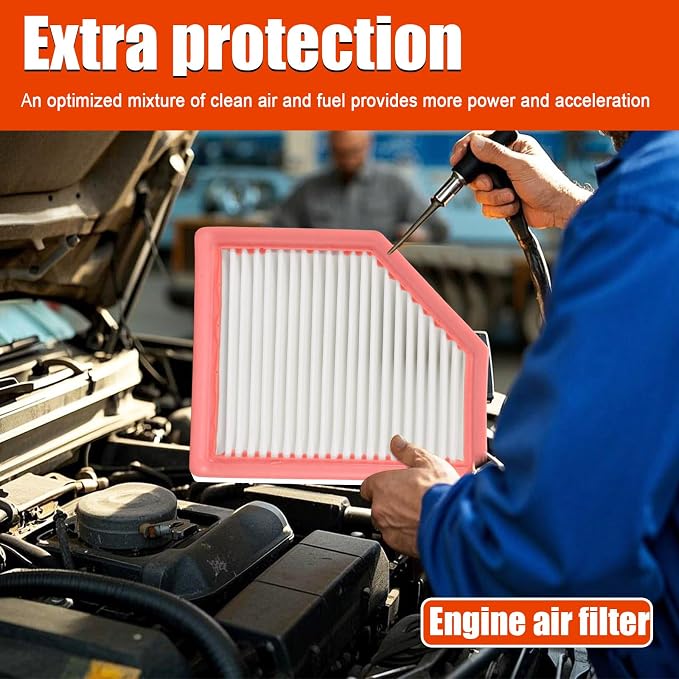 16546-6RA0A Engine Air Filter & 27277-6RC0A Cabin Air Filter Combo Set - Image 6
