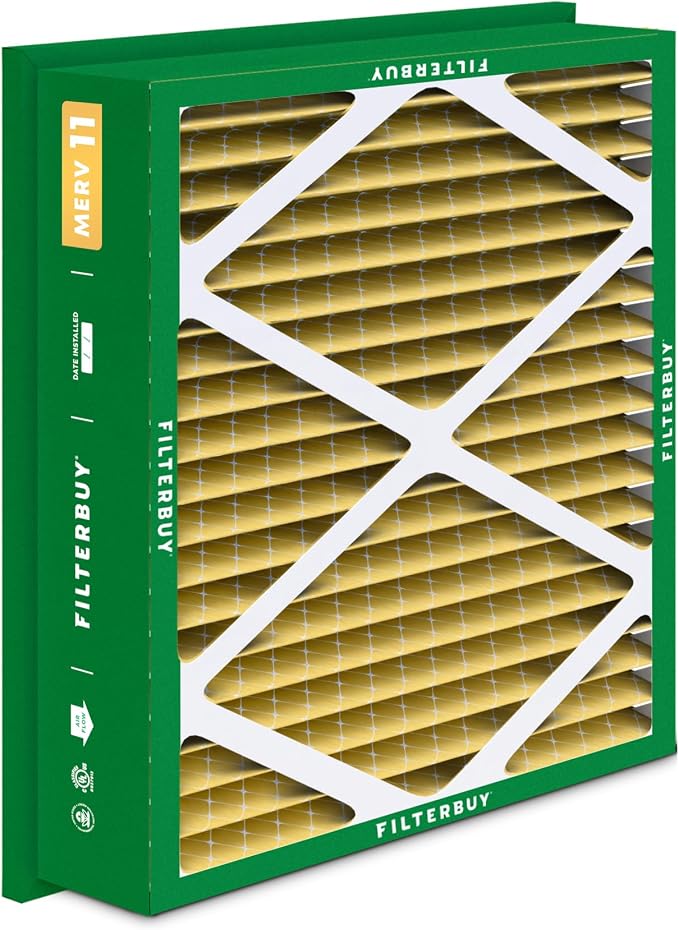 Filterbuy 20x20x5 Air Filter MERV 11 Superior Pet & Allergy Defense, - Image 9