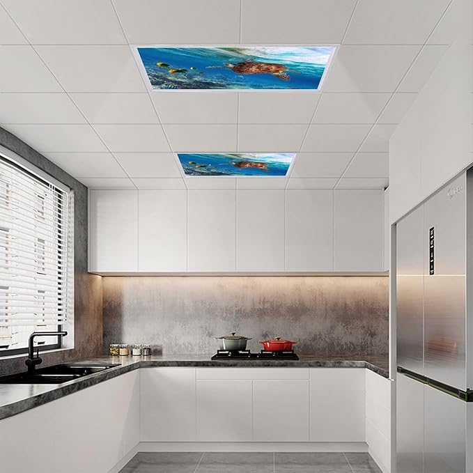 2PCS Sea Turtle Magnetic Fluorescent Light Covers - Image 6