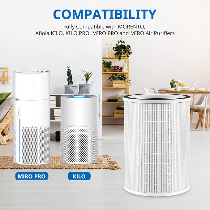 KILO Air Purifier Filter Replacement Compatible - Image 2