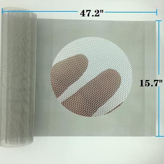 Stainless Steel #30Mesh -Size:15.7"x47.2" SS304 Wire Mesh Screen, - Image 3