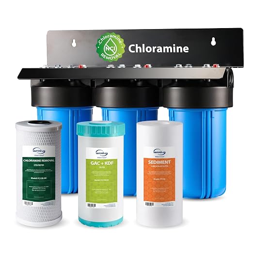 iSpring WGB31B-KSNC Whole House Water Filter System, SGS-Tested to Remove up to by iSpring